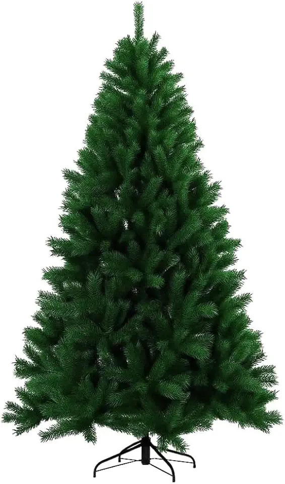 Árvore De Natal 1,80cm Pinheiro Alto Luxo 750 Galhos Cheia Resistente Pinheiro De Natal Tradicional Verde Premium
