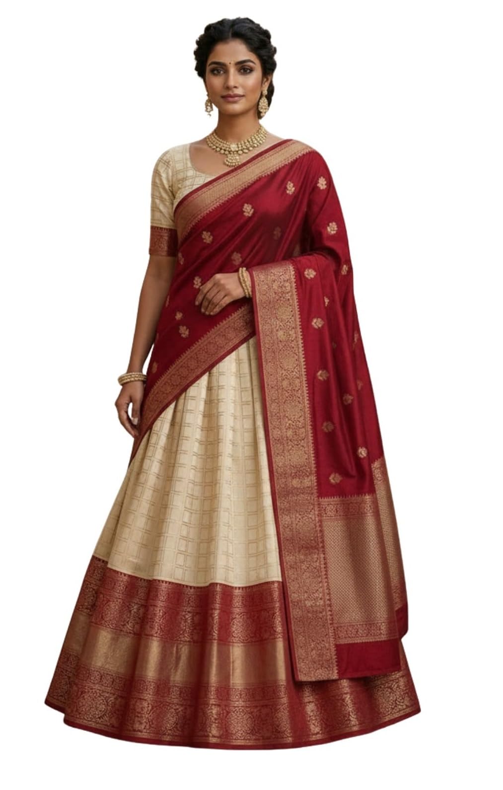 renvaani fashion Women's Traditional Semi-Stitched Lehenga Choli | Lahenga Choli for Women | Ethnic Wear Heavy Work Wedding Lehenga Choli With Dupatta-picture-46