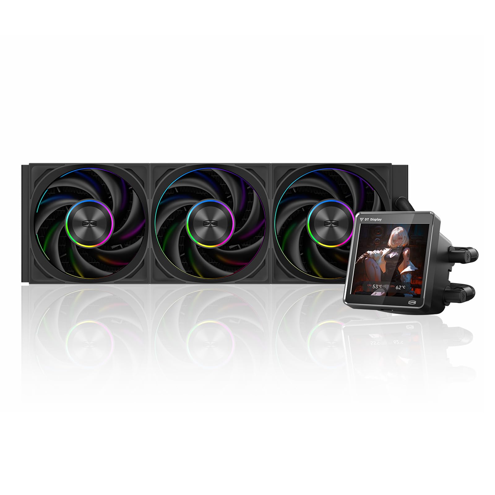 Amazon.co.jp: PCCOOLER CPS DT360 ARGB Display 簡易水冷CPUクーラー
