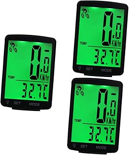 VICASKY 3Pcs Bicicletas Ergométricas Bicicleta Estática Para Ejercicios Bicicleta Excersize Bicicleta Velocímetro Tacômetro Computador Cronômetro Esportes