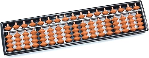 Herramienta de cálculo de matemáticas para niños de ábaco de 17 dígitos vintage chino Calculadora soroban de 17 columnas para educación matemática