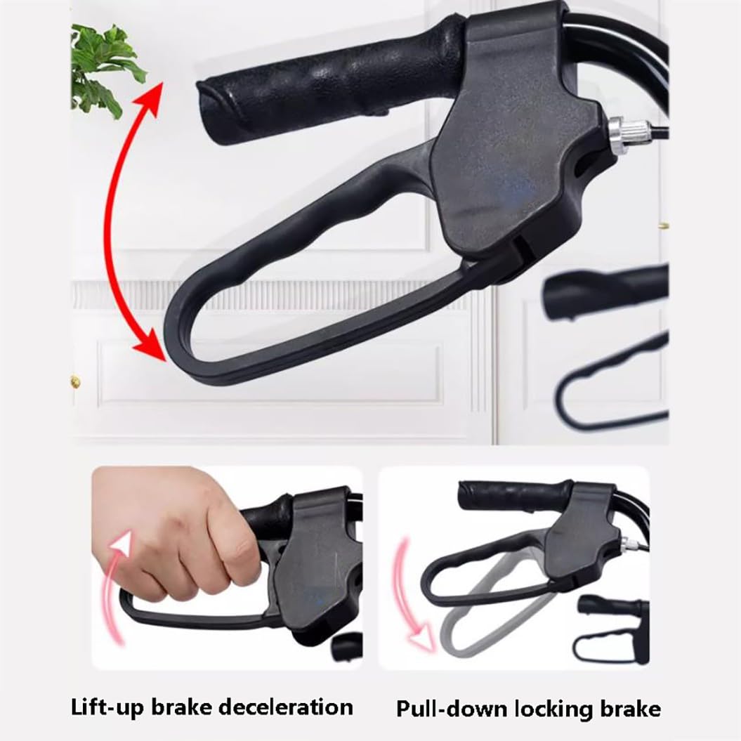 4 Ruedas Caminadores,Andadores Adultos con Asiento,Andador plegable ligero,Rollator plegable para todos los terrenos A