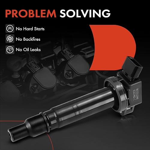 Miniatura 7 de A-Premium Juego de 4 bobinas de encendido compatibles con Toyota 4Runner 2010 L4 2.7L, Camry 2006-2011 L4 2.4L, Corolla 2009-2010 L4 2.4L, Tacoma