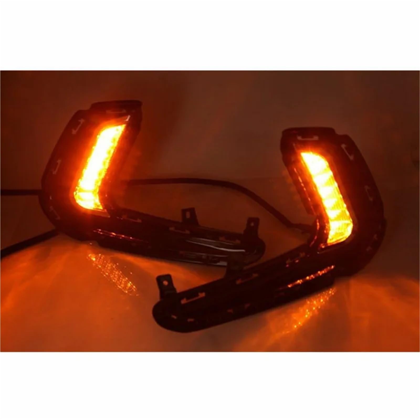 Head Lamp 1 para LED samochodów DRL światła do jazdy dziennej światła dziennego wodoodporna lampa sygnałowa pasuje do Hyundai Elantra 2016 2017 2018(White)