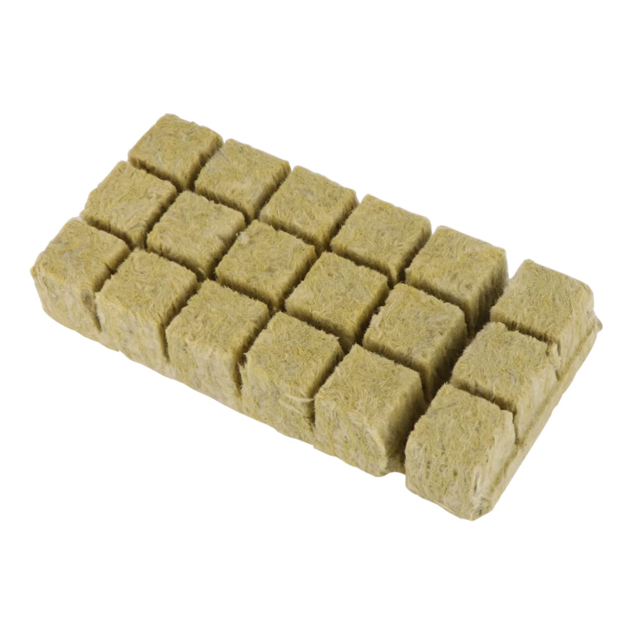 Milisten18 Pcs Hydroponic Wool Block Gardening Tool Hydroponic Wool Cubes Soilless Starter Greenhouse Starter Seedling Hydroponic Starter Hydroponic Starter Cubes Hydroponic Grow Cubes