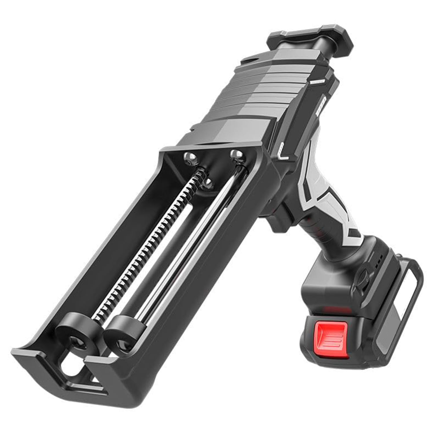 Pistolet À Calfeutrer Électrique, Pistolet À Calfeutrer Sans Fil, Avec Batterie Li 2,0 Ah, Lumière LED, 6 Vitesses Réglables, Fonction Régulateur De Vitesse, Affichage De La Batterie, Pour Calfeutrage