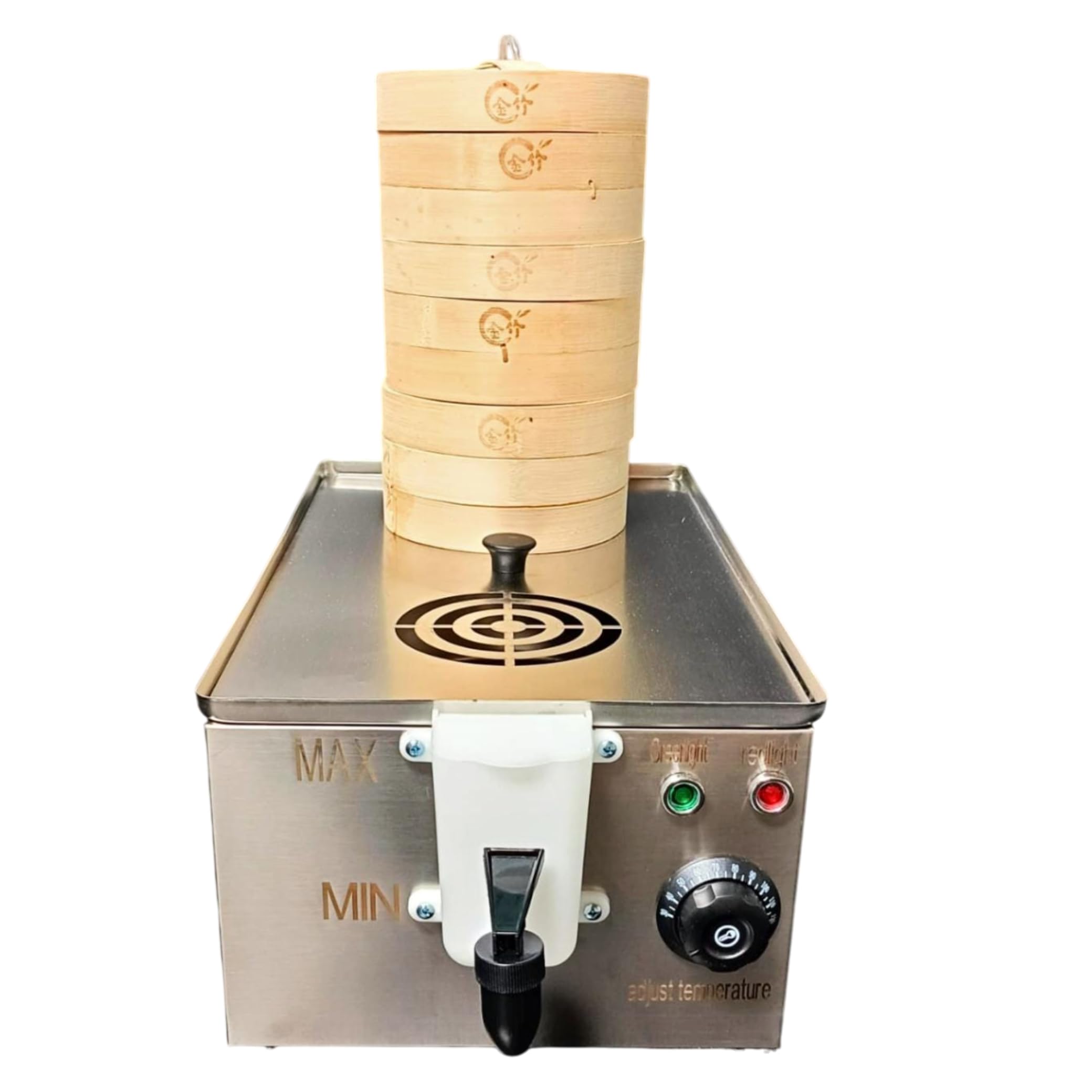 Shoppers Hub PNQ 2.5KW Dimsum Basket Steamer with 2 Compartments | Commercial Food Steamer for Dumplings, Momos, Buns & Seafood | Heavy Duty Countertop Steam Appliance Cooker-image-36