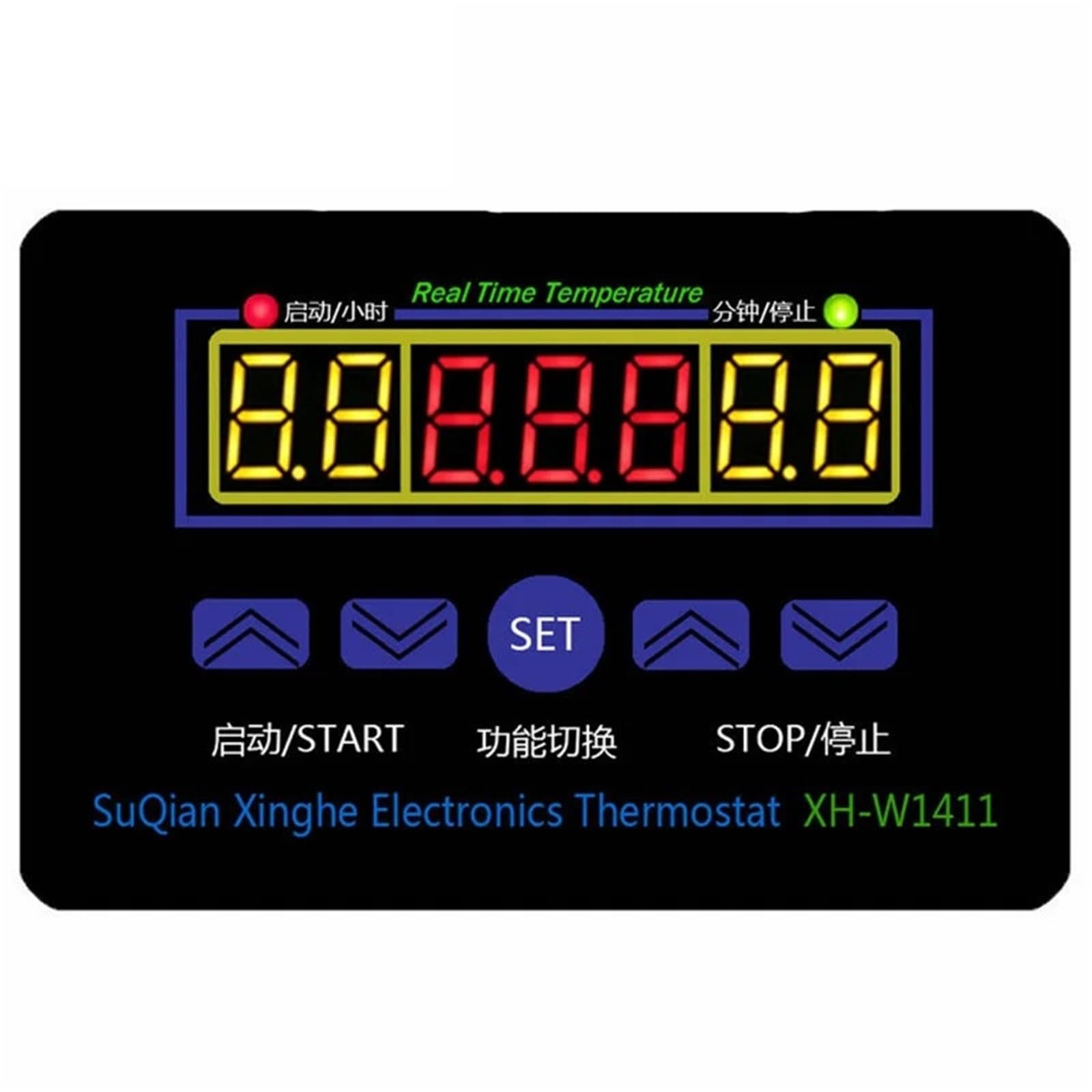 XH-W1411 DC 12V Termostato LED Digitale Regolatore di Temperatura AC 110V 220V 10A Interruttore Termometro Regolatore Relè Uscita(DC12V)