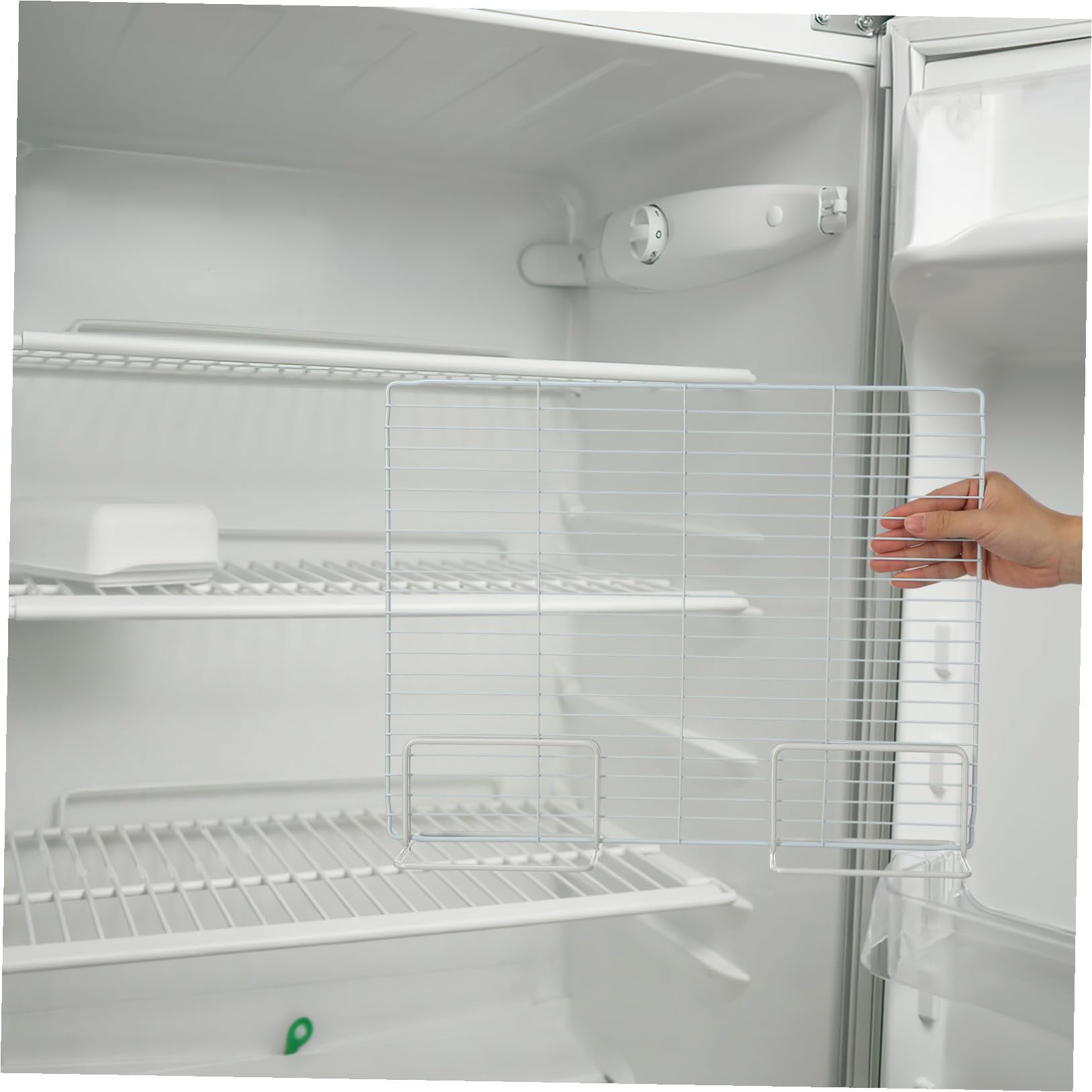 PACKOVE Gefrierschrank Trenngitter aus Eisendraht 35x46cm für Kühlschrank und Gefriertruhe als Regaltrenner zur Effizienten Lebensmittellagerung und Platzersparnis