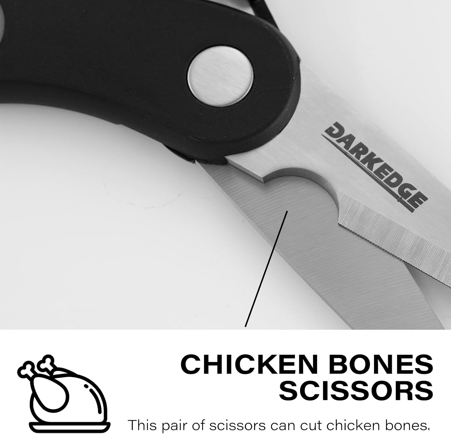 Kitchen Shears with Magnetic Holder Heavy Duty Magnetic Scissors for Fridge