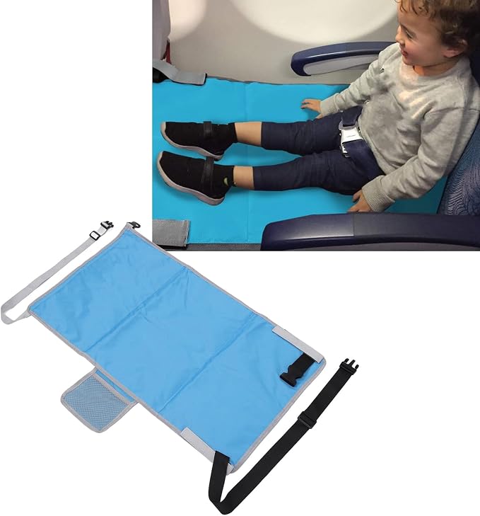 Cama portatil para niños extensible y ajustable para avión miniatura 3