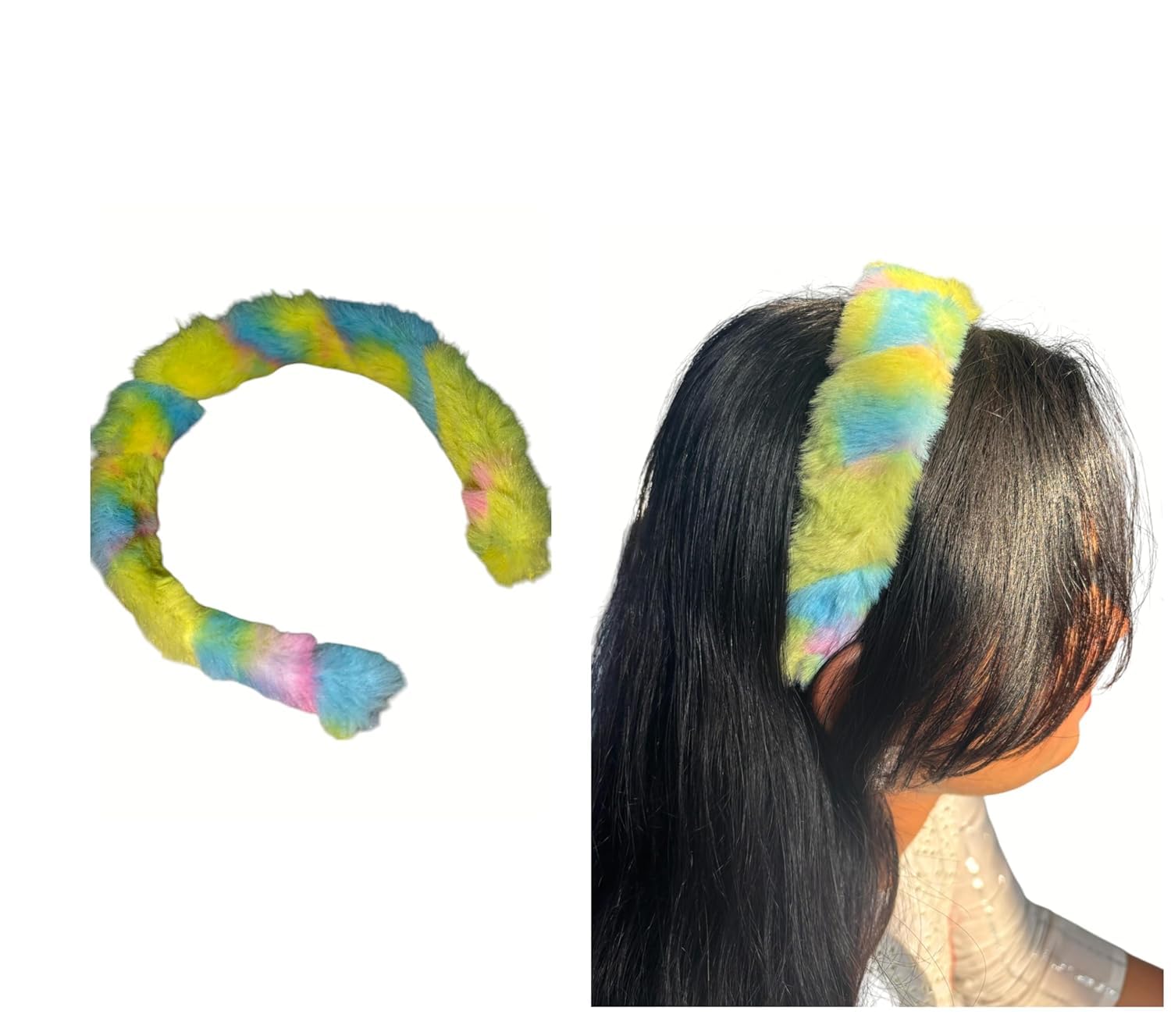 Manrav Soft Hair Band for Skincare Makeup and Bathing Non-Slip Adjustable Fit for All Hair Types Perfect Girls and Womens (1pcs)-image-2
