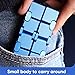 Infinity Cube, Infinity Cube Fidget Toy, Aluminum Alloy Metal Fidget Infinity Cube, Handheld Gadget for Anxiety Stress, Fidget Toys Infinity Cube Gifts (Black,Completely alloy)