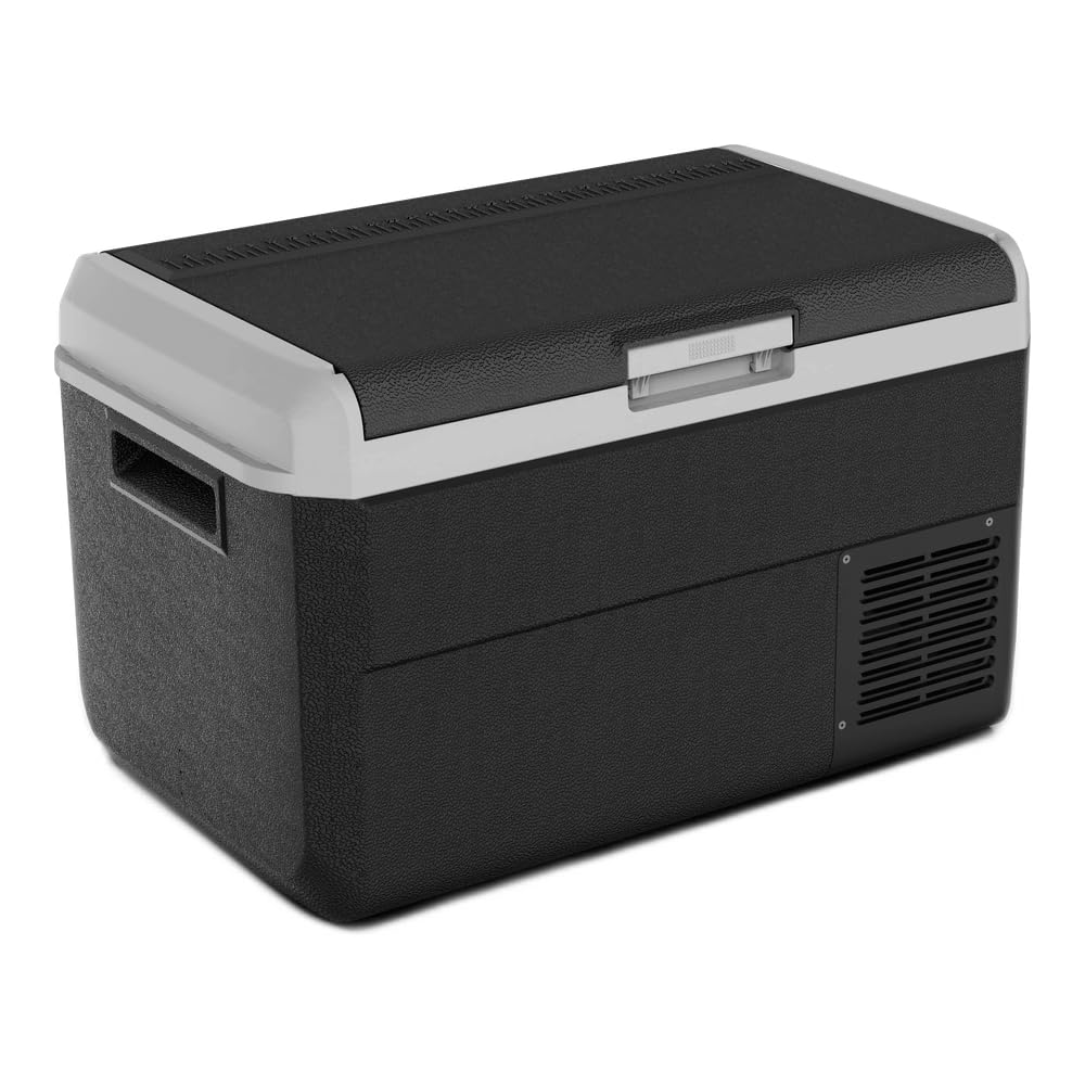 Happy Rhino - Kompressor-Kühlbox 40L Dual Zone - Kühlbox - Gefrierbox - Camping - Grau - Elektrisch