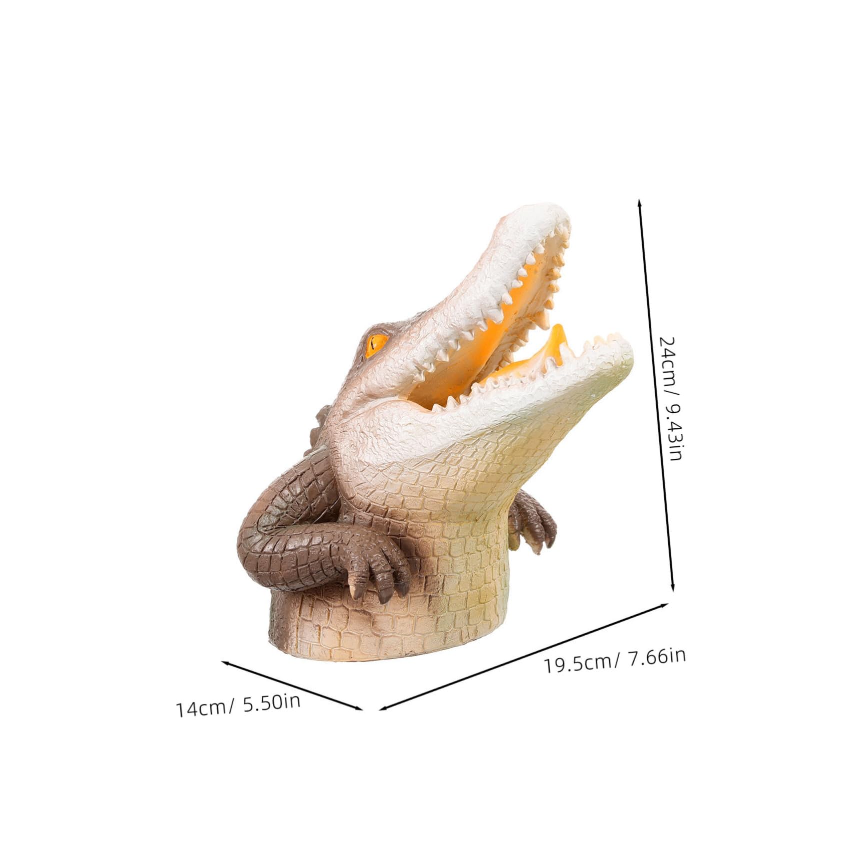 ifundom Floating Head Ornament Realistic Head Model for Decor Sturdy Material Unique Animal Decoration for Outdoor Spaces