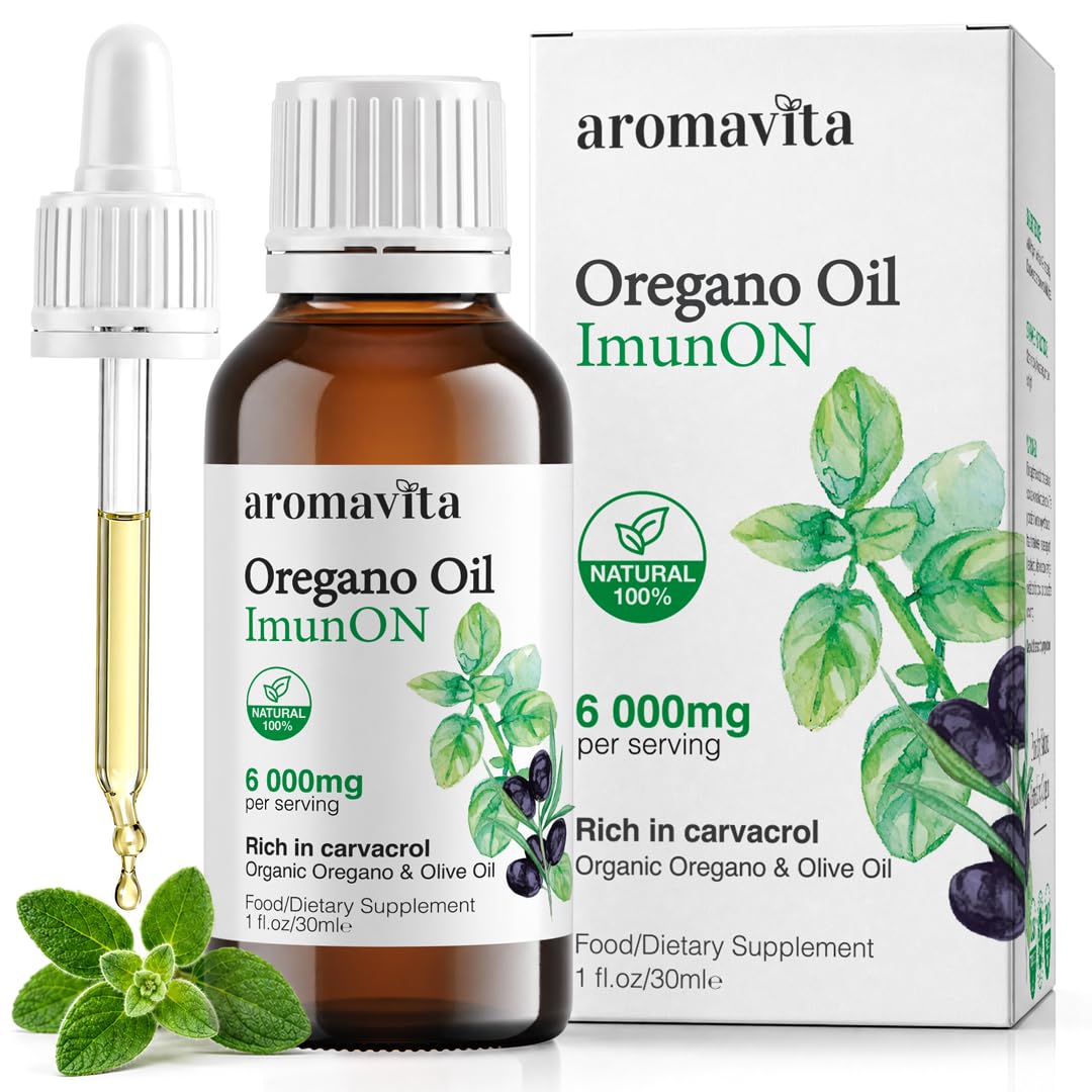 ImunON Organic Oregano Oil Drops, 86-90% Carvacrol, 1 fl oz (30 mL)