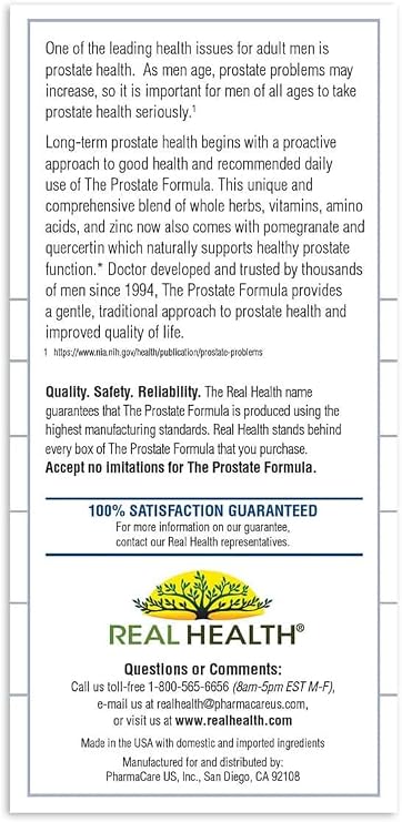 Real Health Prostate for M Tabs 270 Ct