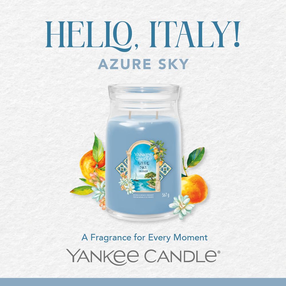 Yankee Candle, Große Duftkerze Azure Sky 567 g
