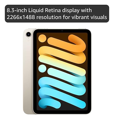 Amazon.com: Apple 2021 iPad Mini 6, 8.3-inch, Wi-Fi, 64GB