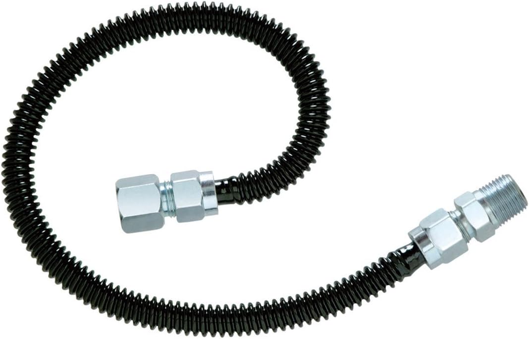 Brasscraft Gas Connector 1/2 " Od. X 1/2 " Fip Bulk Faucet Supply