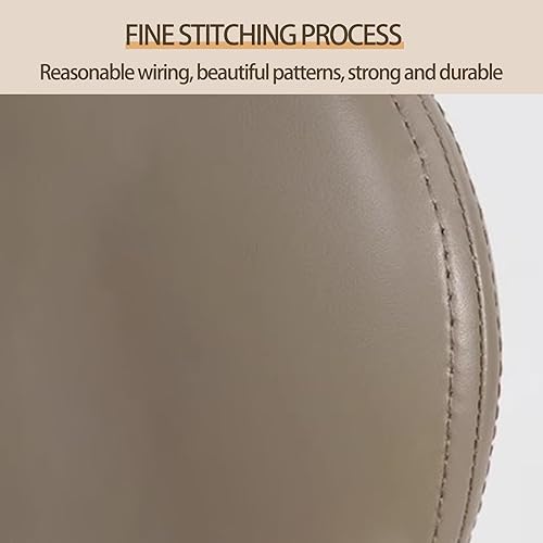 Miniatura 7 de Sillas de comedor de cocina, sillas de cocina con respaldo curvo, silla de comedor de cuero, silla de comedor tapizada para sala de estar (juego de