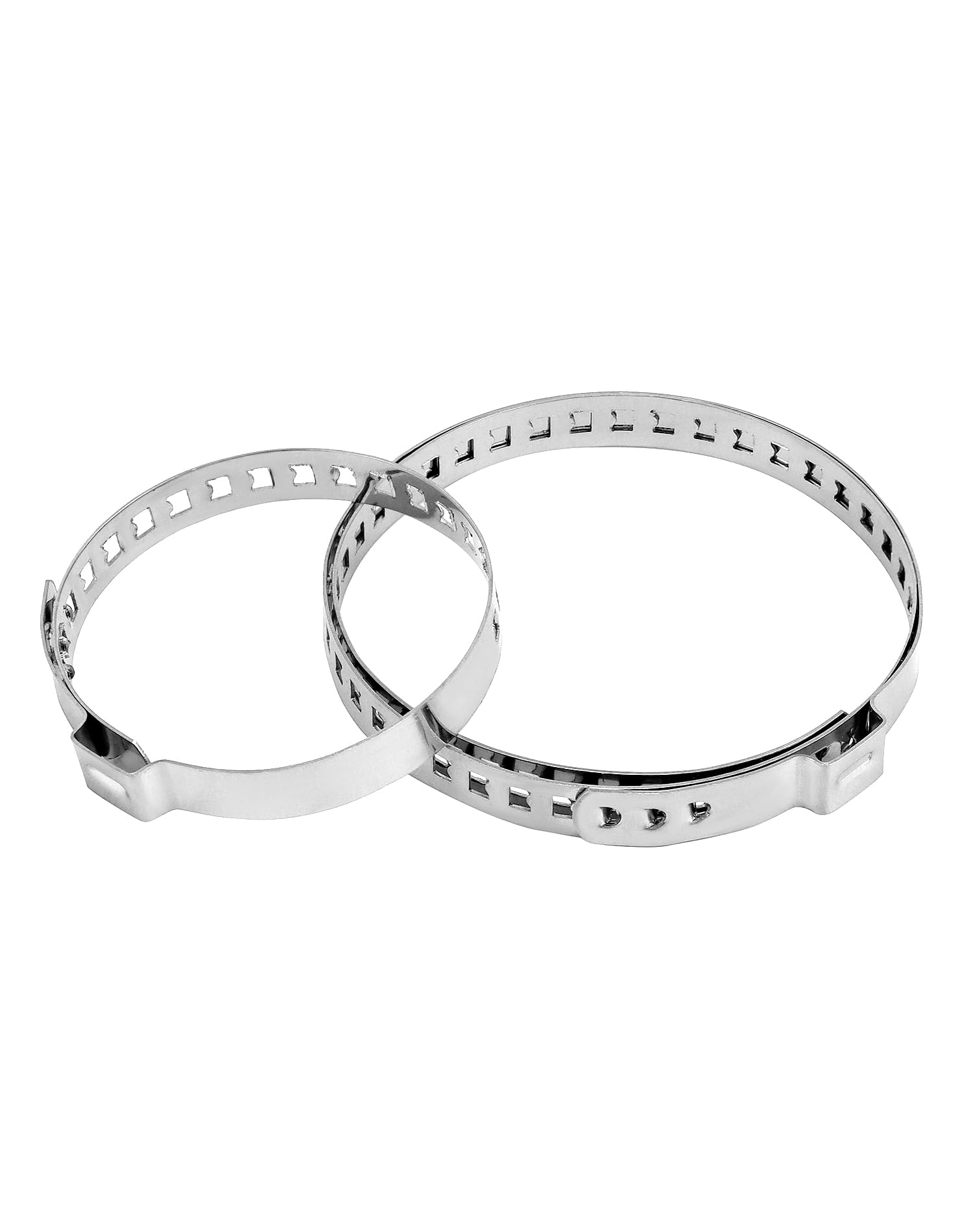QWORK® 16 sztuk uniwersalnych zacisków do osłony osi - stal nierdzewna - 25 do 46 mm i 75 do 125 mm