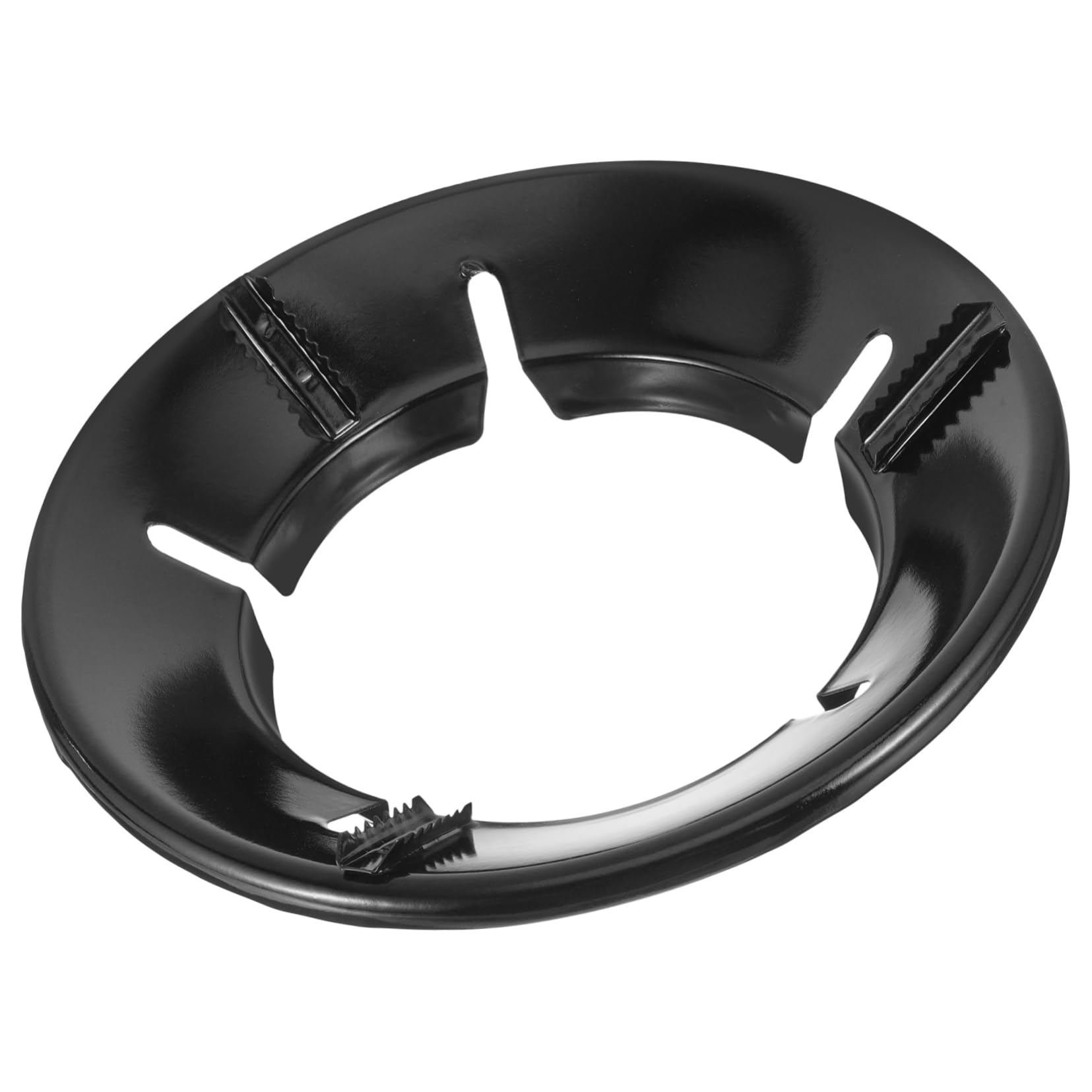NESTINGHO parabrezza della stufa a gas supporto wok per cucina supporto per piano cottura antincendio coprifornello sottopentola per piano cottura a gas scaffali per fornelli a gas Black