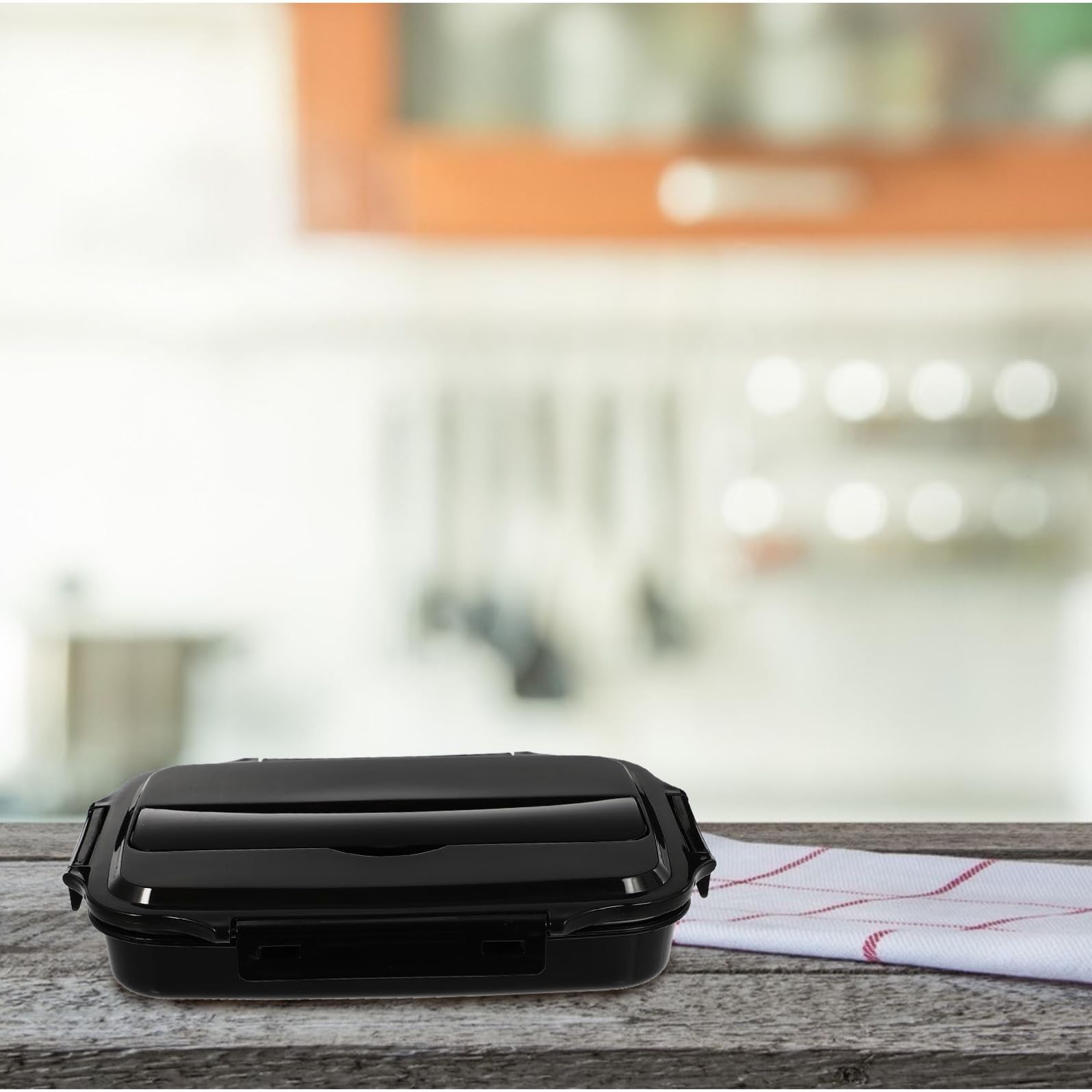LABRIMP 1pieza Fiambrera De Acero Inoxidable Dividida Caja De Almuerzo Hermética Cubiertos Para Comidas El Trabajo y Uso Diario