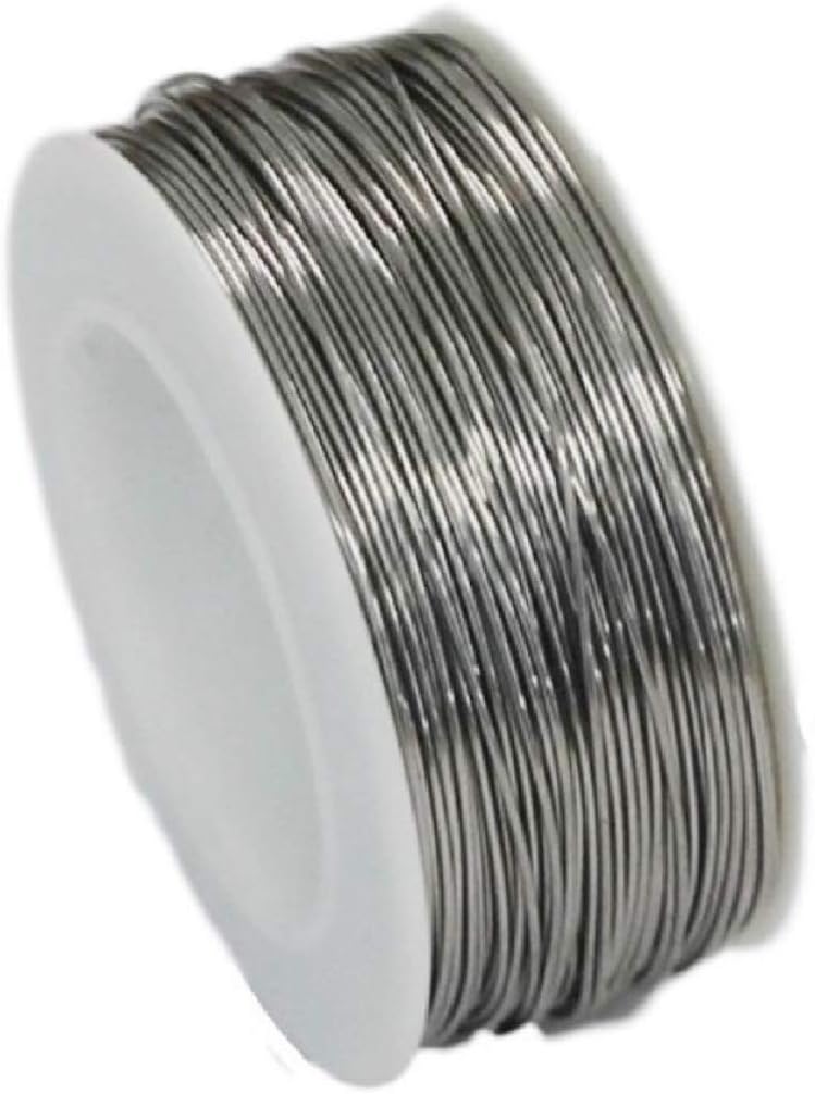 24Ga Stainless Steel -316L Round Wire 100 Ft Spool -Dead Soft