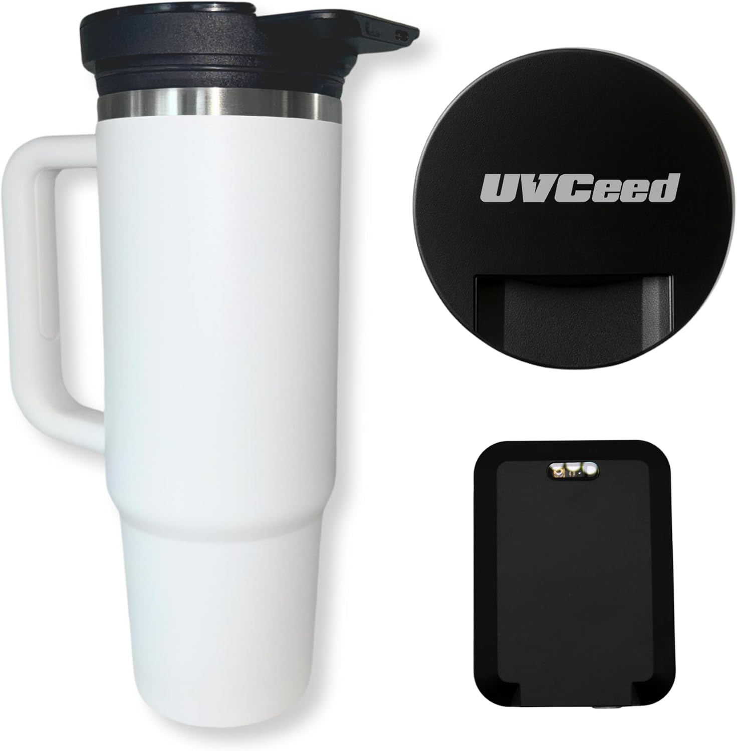 Lid Adapter for Tumblers – Lid Only – Use with UVCeed - Fits Stanley, Yeti, and Travel Mugs