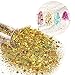 Estanoite 24 Color Sequins & Fine Glitter Mix - Holographic Glitter Flakes for Face, Body, Eye, Hair & Nail Art