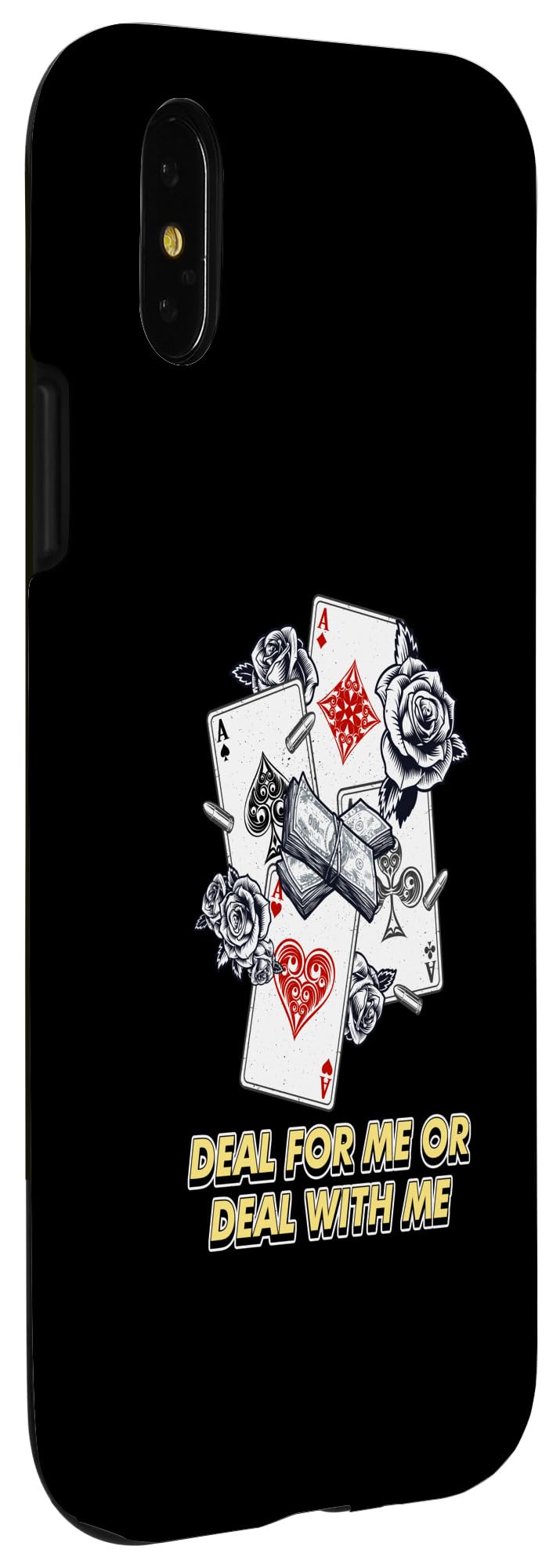 iPhone X/XS Deal for Me Funny Poker Strategy Card Game Case - Image 3