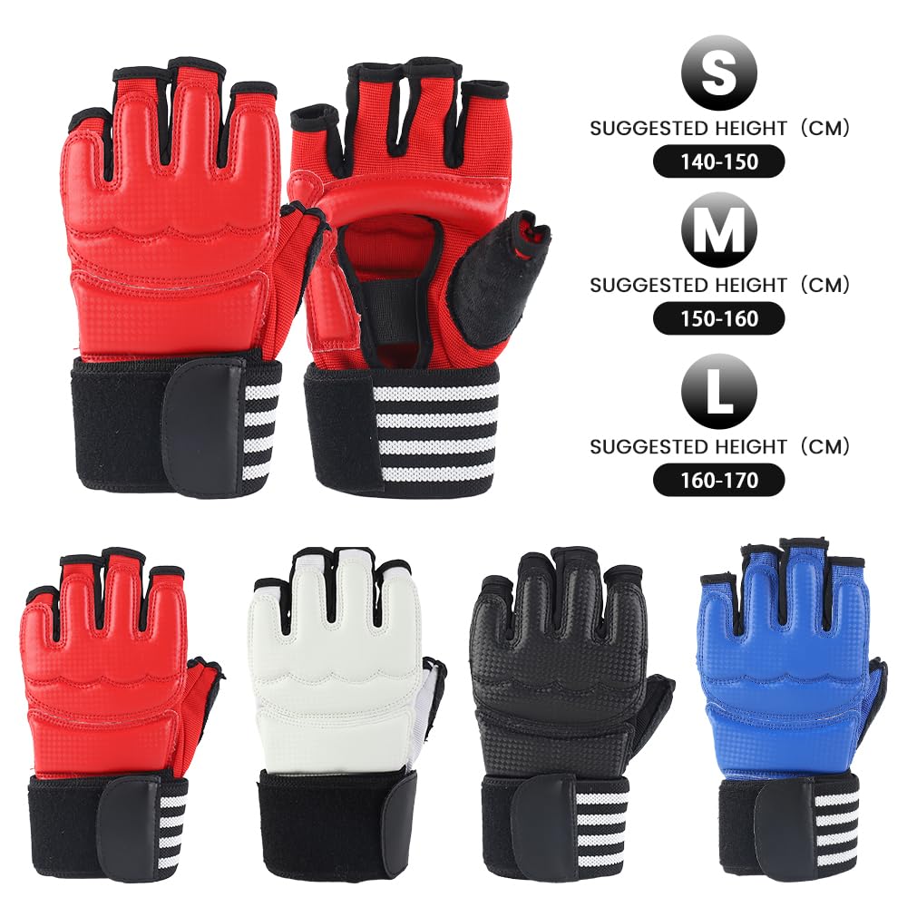 Guantes de Boxeo, Boxing Gloves, Guantes de Boxeo MMA Kárate Taekwondo Artes Marciales para Niños de 3 a 15 años — view 2
