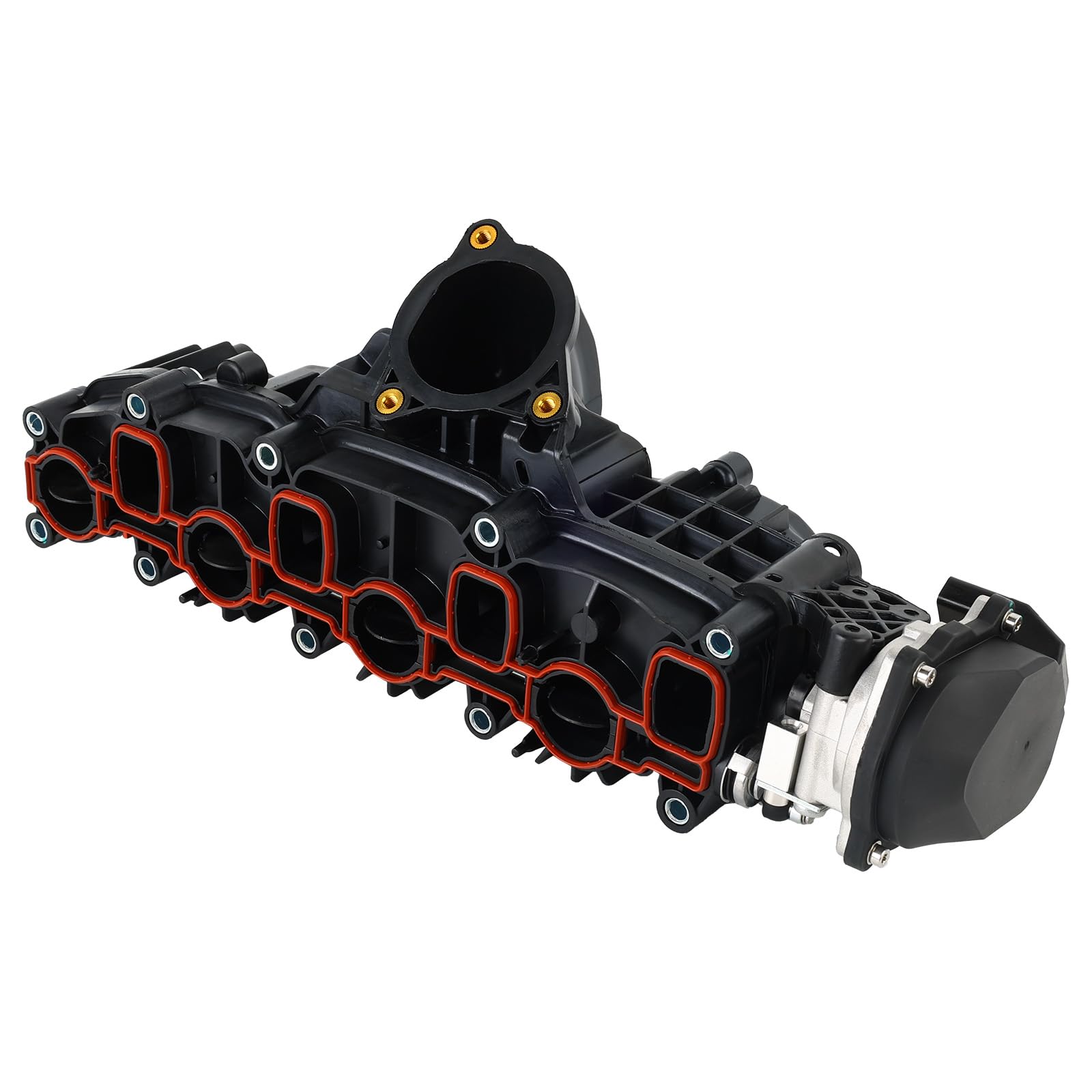 03L129711AG Ansaugbrücke Saugrohrmodul Ansaugkrümmer mit Dichtung Ersatz für A3 8P1 8PA 8P7 A4 8K2 8K5 8KH A5 8T3 8TA 8F7 A6 Q5 TT Leon Exeo Yeti 5L Superb II Golf Plus Passat B6 Eos