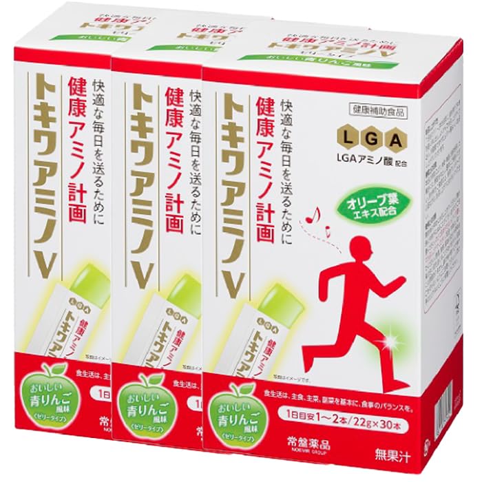 Amazon.co.jp: トキワアミノV＜潤＞ (22g x 30袋) 3箱 : ドラッグストア