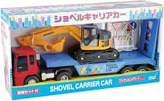 1/14トレーラー　重機運搬低床キャリアカー、　ショベルカー、ホイールローダー 1/14トレーラー 重機運搬低床キャリアカー、 ショベルカー