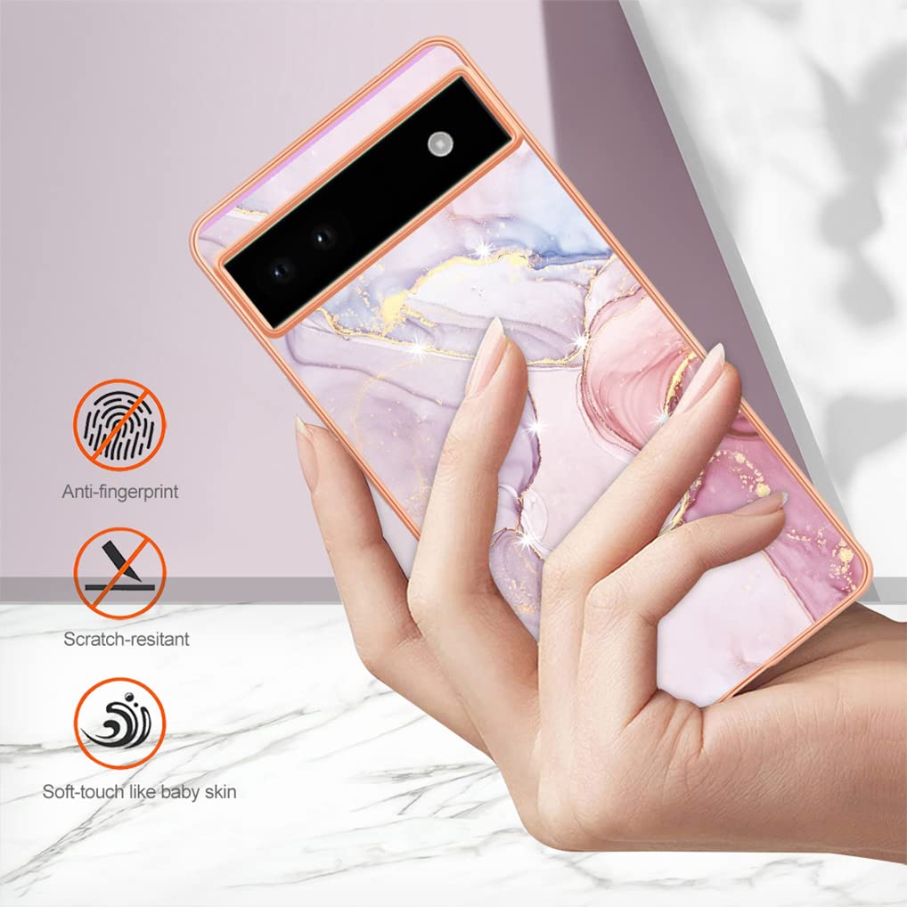 Custodia SEAHAI Per Google Pixel 6A, Cover Ultrasottile In TPU A Gradiente Rosso, Antiurdo Con Paraurti - 2