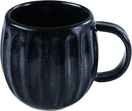 Vista 8 de Asayu Japan Juego de cafetera de cerámica para verter café en azul marino oscuro, soporte de filtro de papel de preparación lenta y gotero con 3