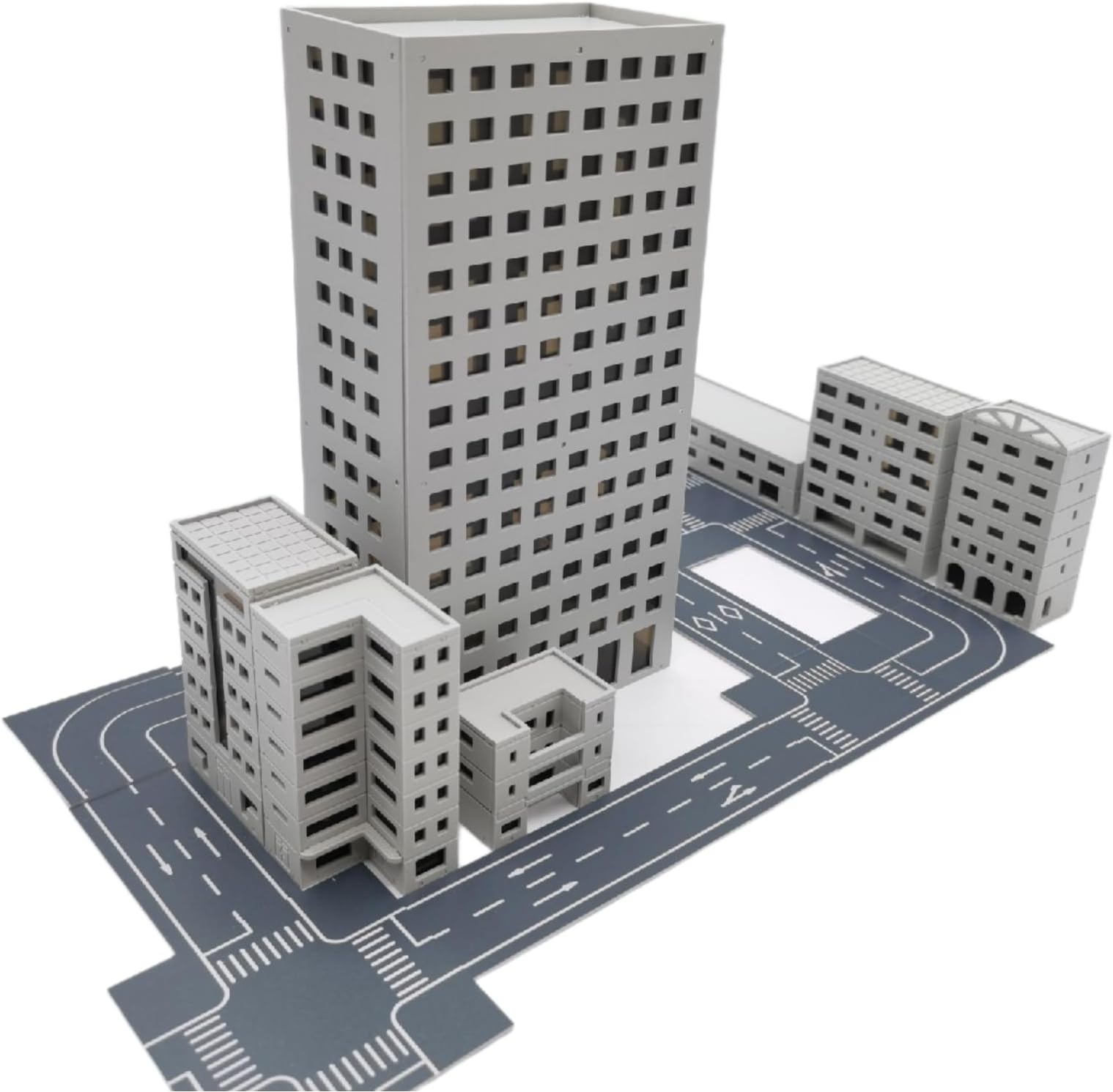 Mycity1: 300 Scale Urban Scene, Modern Urban Street Micro Model