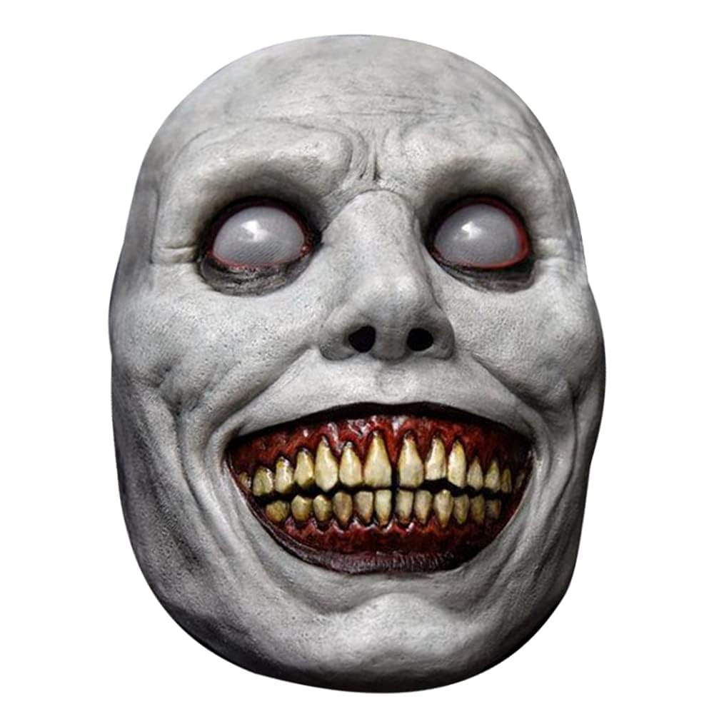 Varuotu Halloween Scary Demon Mask Creepy Smiling Demons Horror Devil Mask Halloween Costume Party Props