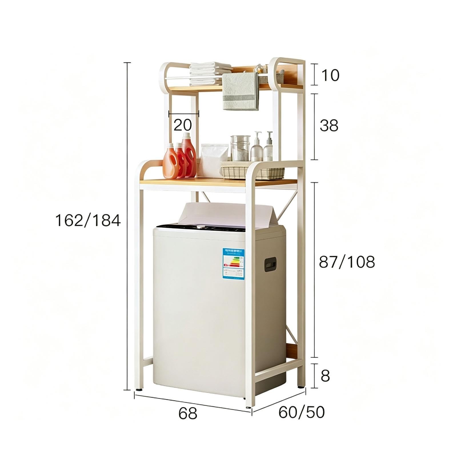 Mobile Lavatrice Organizzatore for WC, Ripiano Lavatrice for Lavanderia