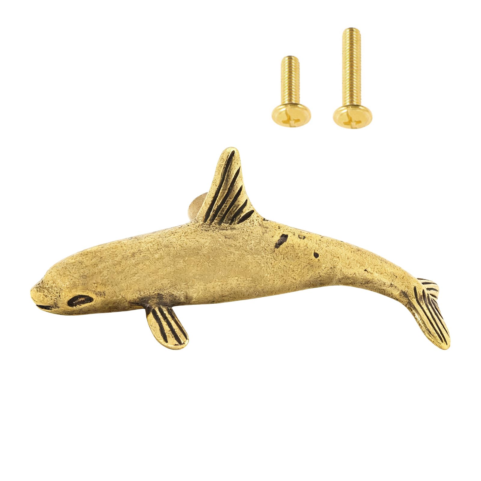 Msioytog Artistic Brass Door Handle for Cabinets Reduces Friction Rusts Handle Home Hardwares