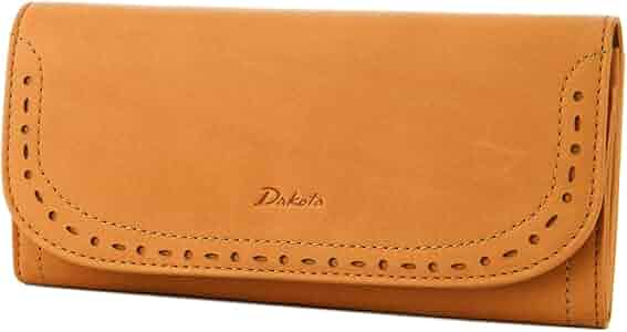 Amazon | [ダコタ] 長財布 本革 レディース キャメル DA-35272
