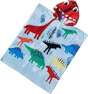 Totority 1 Peça Toalhas De Bebê De Algodão Com Capuz Toalhas De Praia Para Crianças Poncho De Bebê Toalha De Banho Com Capuz Toalha De Banho Com Capuz Para Crianças Toalha De Bebê Com