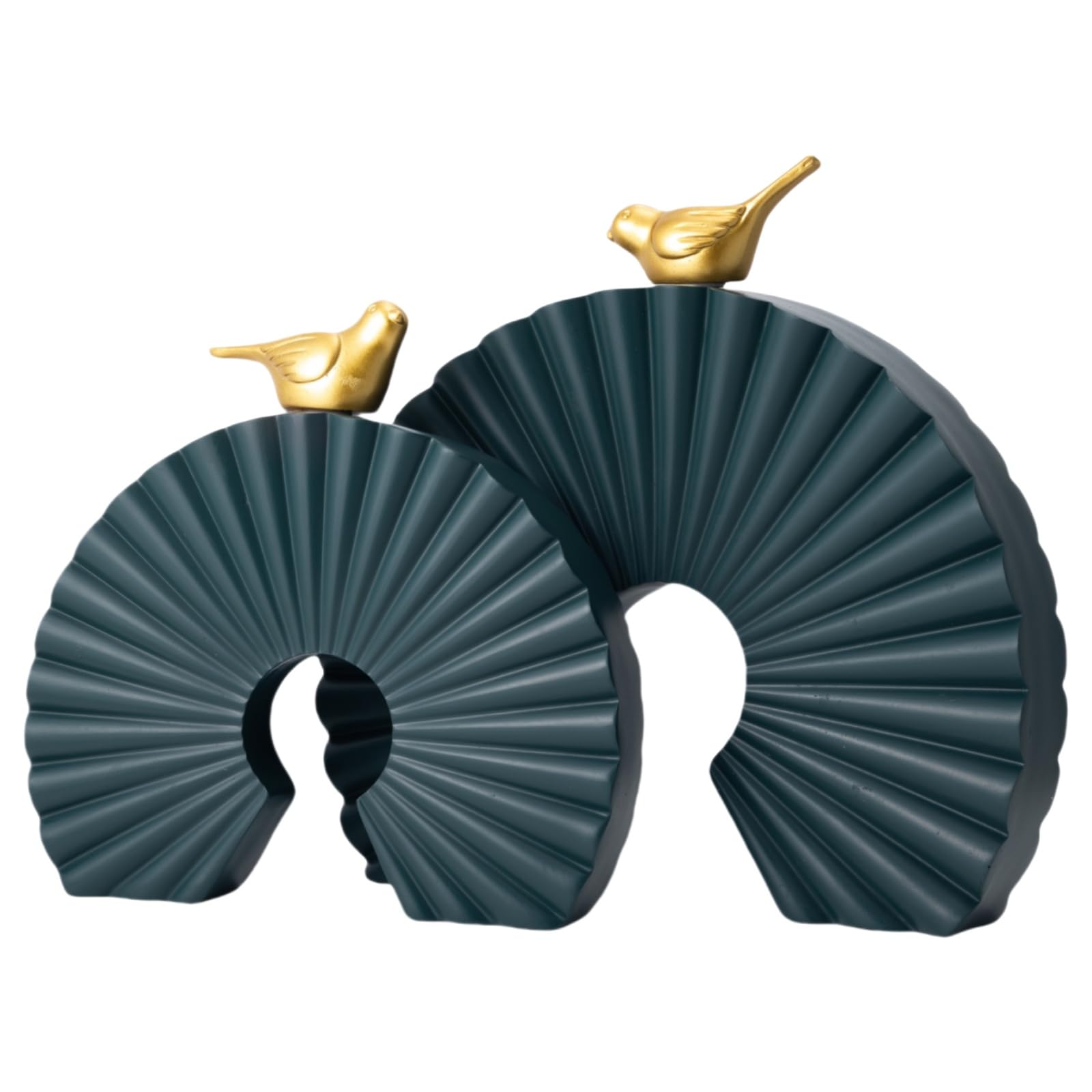 Objetos decorativos contemporáneos y únicos sobre el gabinete, decoración moderna del hogar, artículos de decoración para sala de estar, soporte de TV, centros de mesa de decoración (verde