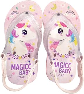 Chinelo Menina Bebê Sandália Unicórnio Magicc Baby