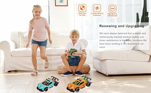 Hobby Rc Race Cars, Remote Control Cars With Rechargeable Battery For Kids Girls Boys 3 4 5 6 7, 8-12 Years Old, 2.4Ghz Rc Drift Car Racing Sport Toy Cars For Boys Girls Kids Gift For Christmas #TOP2