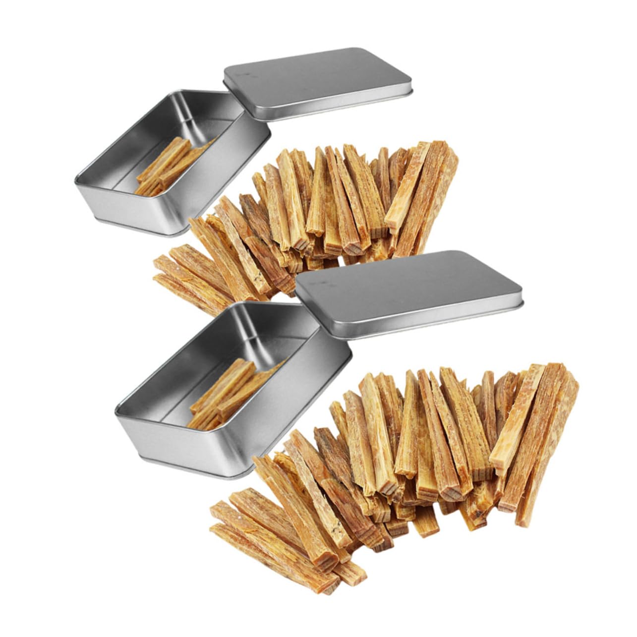 Bâtonnets Allume-feu en Bois à Allumage Rapide, 2 Boîtes | Bois Séché, Usage Polyvalent, pour Camping en Plein Air et Stoves, Format Pratique