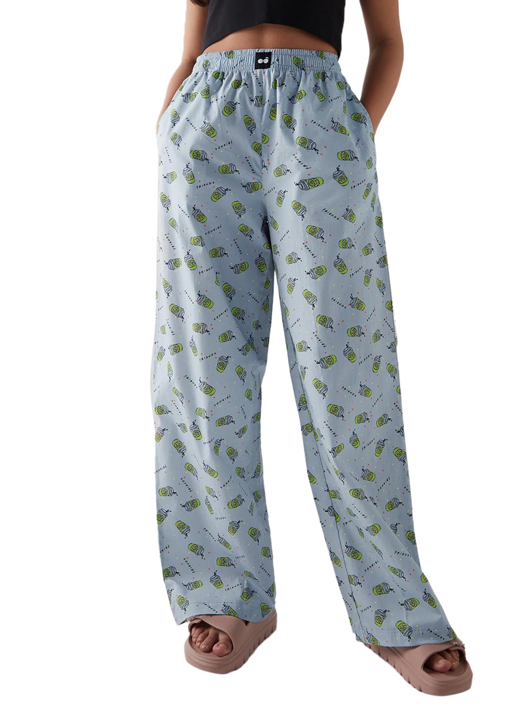 bewakoof Women's Cotton Poplin Regular Fit Pyjama-picture-25