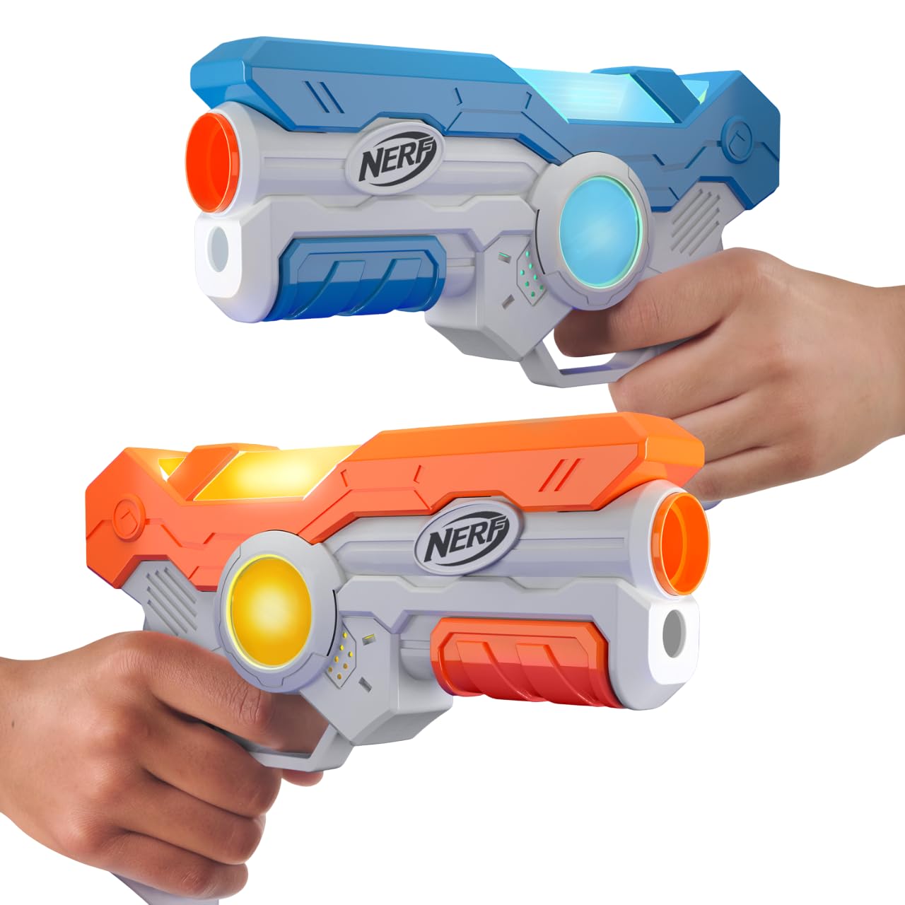 Nerf Laser Ops Battle 2PK - Luci Iz, vibrazione, suono FX e portata di 60 m per Wilder Toys